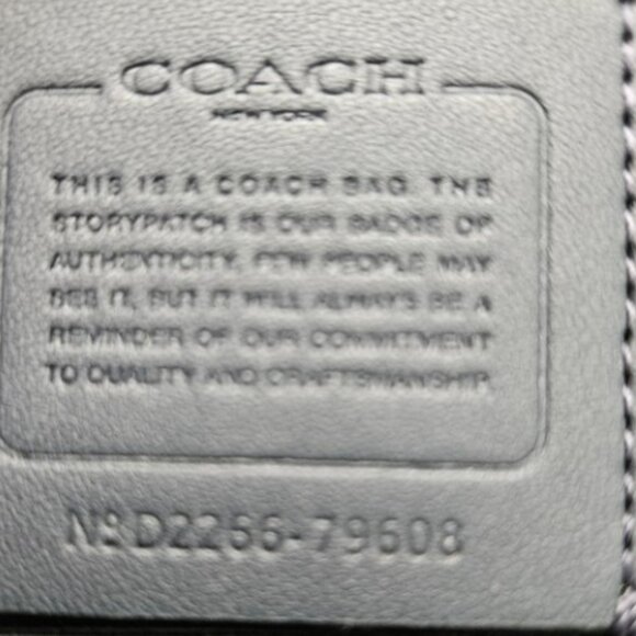 Coach City Zip Tote in Crossgrain Leather – Navy Blue* - Picture 6 of 9